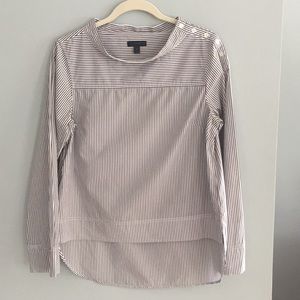JCrew striped blouse.